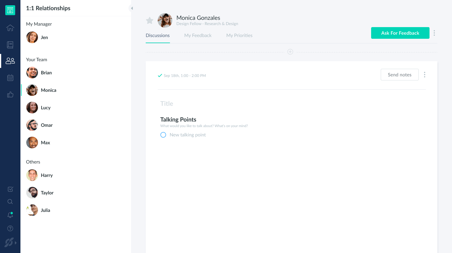 fellow app a managers co pilot one on ones feedback how to organize meeting notes