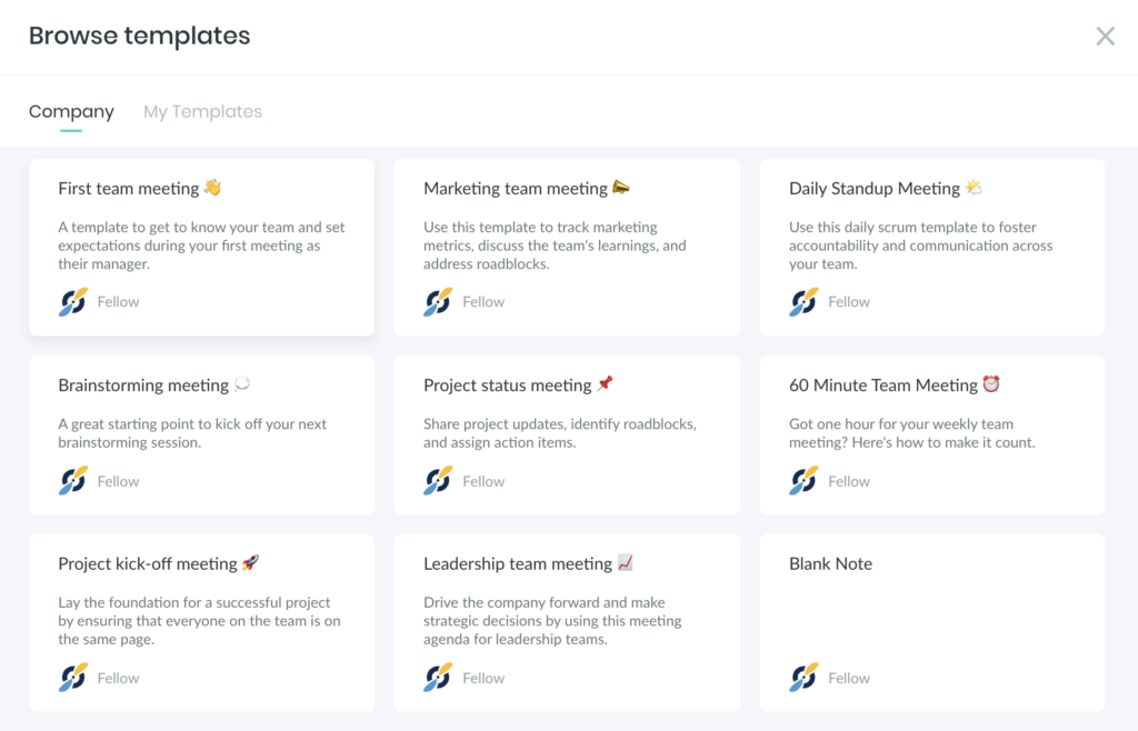 Meeting Agenda Template Creator